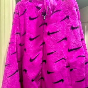 Nike fur jacket